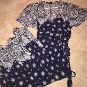 Small Navy LuLus Maxi Dress